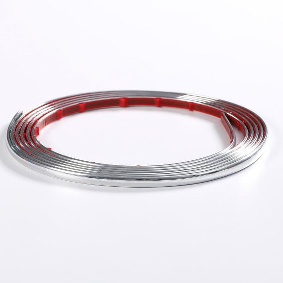 D-образний молдінг 3м х 8мм х 4мм Срібло (D) SW-00001552 | Зображення 6