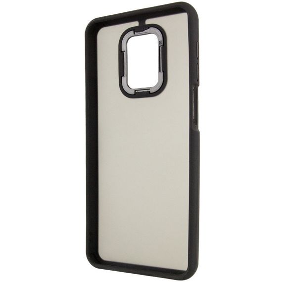 Чохол TPU+PC Lyon Frosted для Xiaomi Redmi Note 9s / Note 9 Pro / Note 9 Pro Max Black | Зображення 2