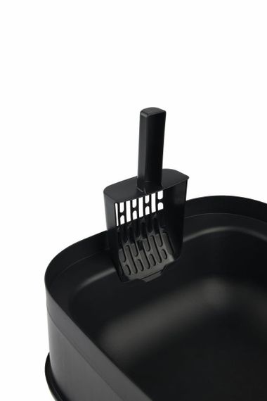 Туалет-будиночок для котів Rotho Biala 40052, закритий, з дверцятами та фільтром, капучино | Зображення 7