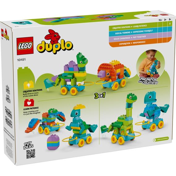 Конструктор LEGO DUPLO Динозаври на колесах 3 в 1 (10451) | Зображення 7