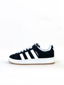 Демісезонні шкіряні кеди Adidas колір чорний, білий