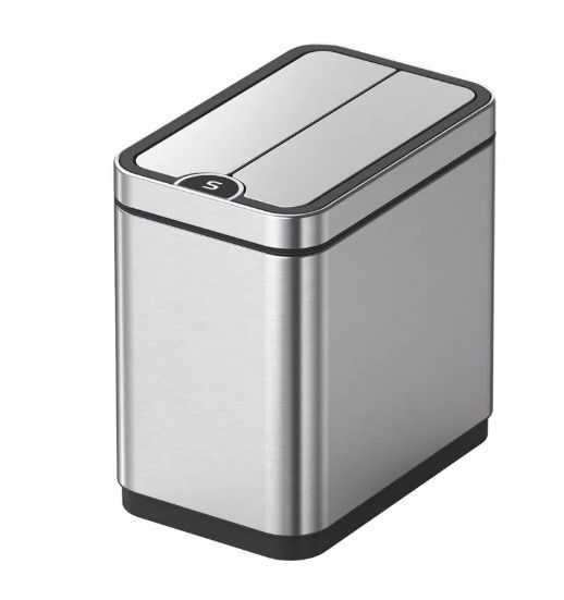 Відро для сміття сенсорне прямокутне Koer TC-020112-02 12 л нержавійка (KR5582)