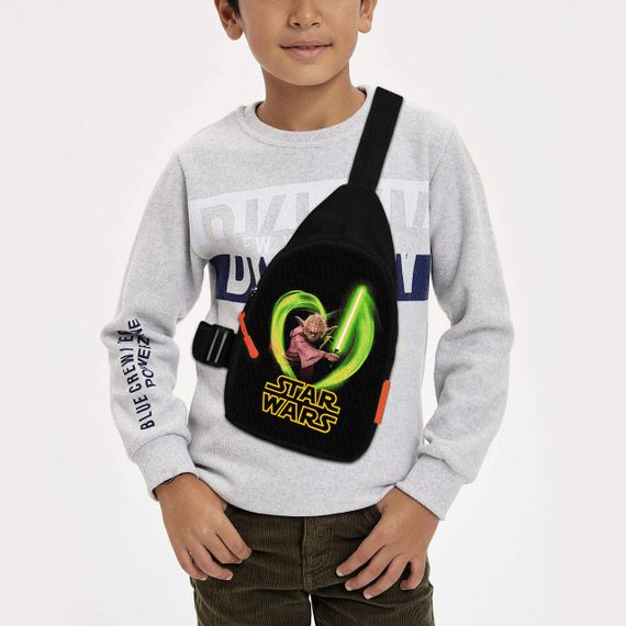 Сумка через плечо детская Йода Star Wars 29х17 см сумка слинг для мальчика (02063)