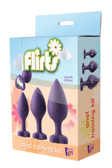 Набір анальних пробок Dream Toys FLIRTS PURPLE | Зображення 1
