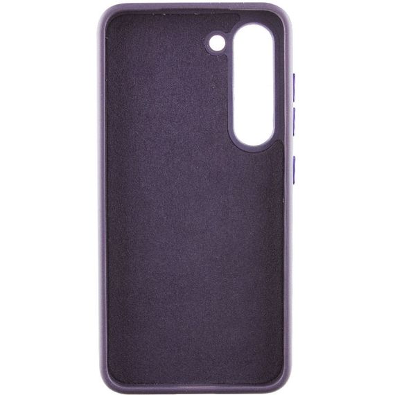 Шкіряний чохол Bonbon Leather Metal Style для Samsung Galaxy S22+ Фіолетовий / Dark Purple | Зображення 2