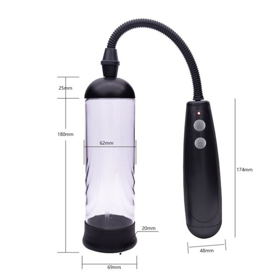 Вакуумна помпа - SUCK VACUUM PENIS PUMP, THE BEST ENLARGEMENT SYSTEM Sex Aura | Зображення 1