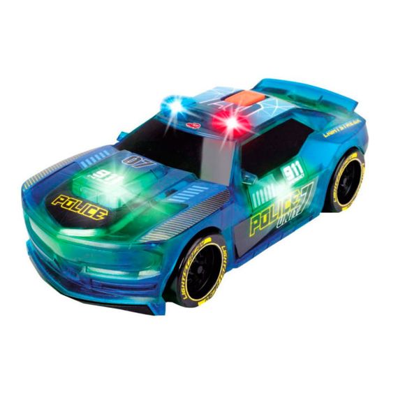 Скоростной автомобиль Вспышки света Полиция с изменением цвета 20 см