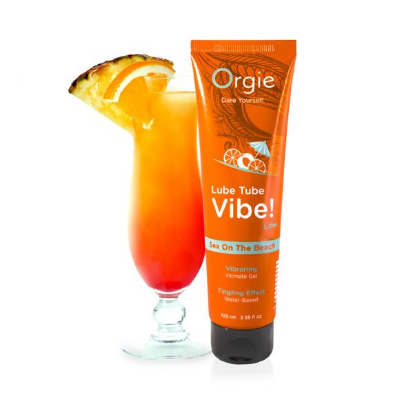 Съедобный возбуждающий лубрикант с эффектом вибрации Orgie Sex on the Beach, 100 мл sexstyle