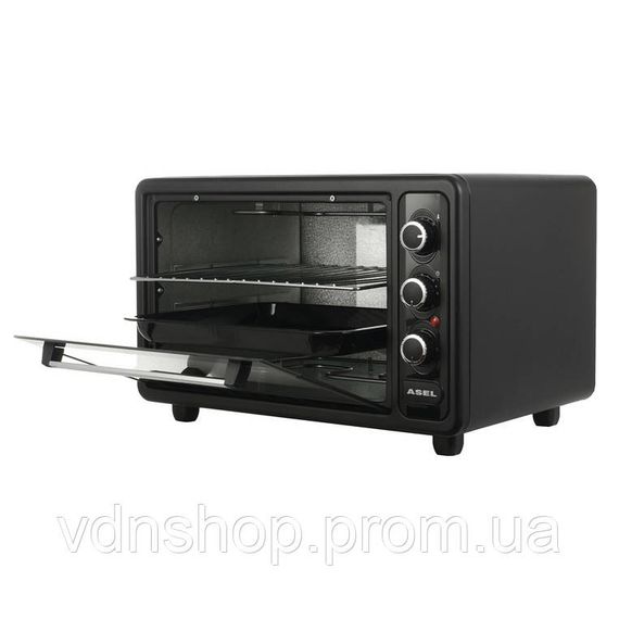 Пічка електро настільна ASEL AF-40-23 1300 Вт 40 л, Духовка електрична піч, Електричні печі для кафе SO-97 | Зображення 1