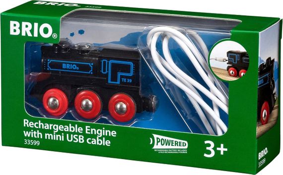 Моторизований поїзд BRIO World 33599 з акумулятором і USB-кабелем | Зображення 1