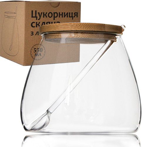 Сахарница с ложкой 580 мл SNT 32242