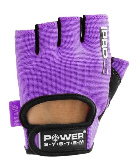 Рукавички для фітнесу Power System PS-2250 Pro Grip жіночі Purple S | Зображення 1