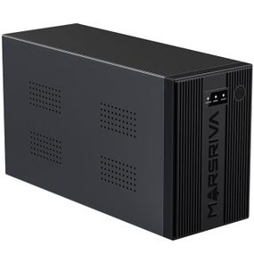 ДБЖ Marsriva MR-UF1200, 1200ВА/720Вт, Line-Interactive, LED version, 3хSchuko, 2*12V/9Ah