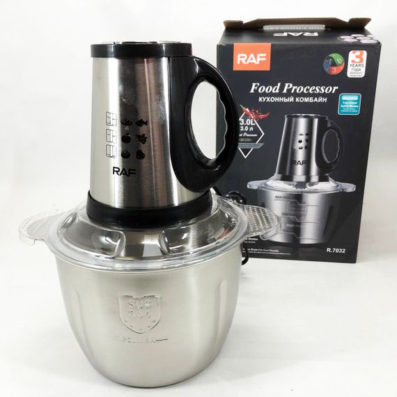 Хороший електричний блендер RAF, Блендер кухонний занурювальний з чашею Кухонний для овочів EB-35 | Зображення 2