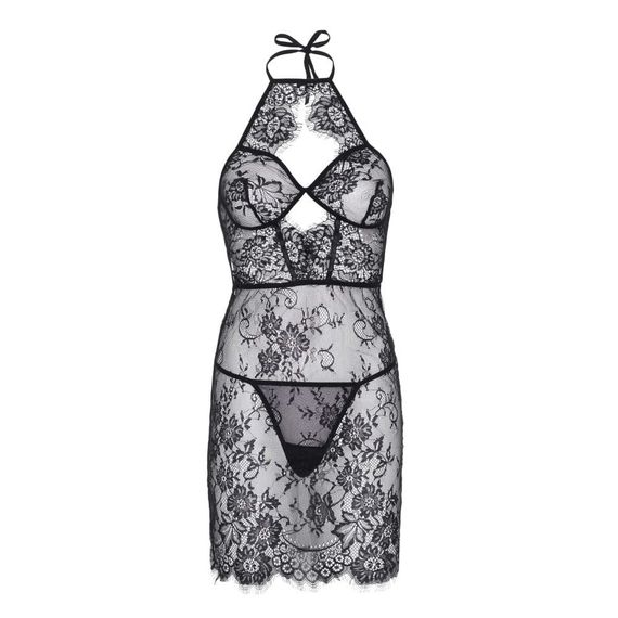 Комплект нижнего белья Leg Avenue Lace Black S sexstyle | Зображення 7