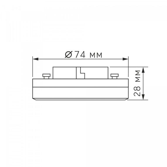 Світлодіодна лампа VIDEX GX53 12W 3000K 220V (VL-GX53-12533) | Зображення 6