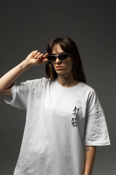 Футболка "ECHO OF TIME" White S | Зображення 4