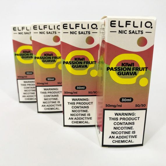 Рідина ELFLIQ 30мл 5%. Ківі Маракуя Гуава (Kiwi Passionfruit Guava) | Зображення 5
