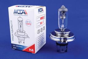 Лампа автомобільна H4 24V 100/90W P43T (ближня/даля) MTA 84213 HBC11