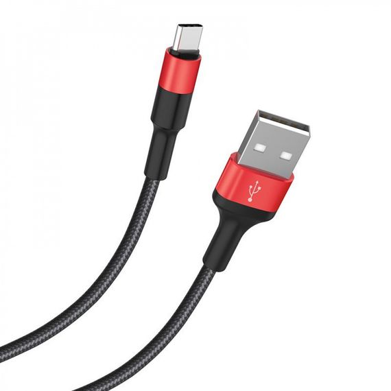 Кабель Hoco X26 Xpress Type-C (1m) black/gold | Зображення 3