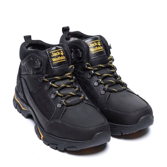зимові шкіряні ботинки Jack Wolfskin чорні | Зображення 7