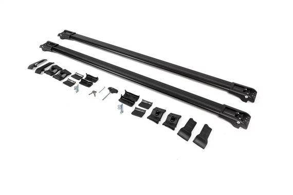 Багажник (поперечины) на обычные рейлинги под ключ WingBar V1 (2 шт) до 110 см, Серые для Jeep Cherokee KL 2013- гг | Зображення 7