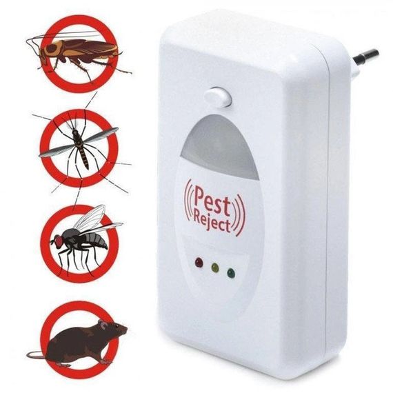 Ультразвуковой отпугиватель грызунов мышей крыс и тараканов Pest Reject HK 02 KH-748 от сети | Зображення 9