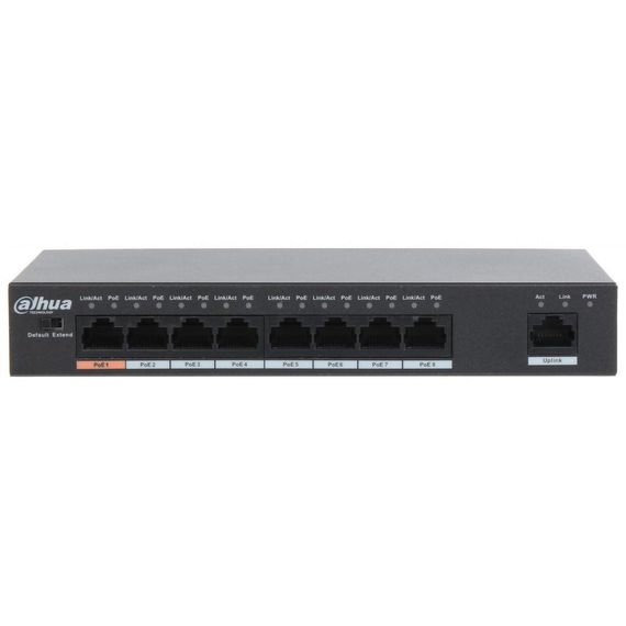 Комутатор мережевий Dahua PFS3009-8ET-96 (03818-05246) | Зображення 1