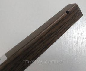 Угол ПВХ 20×20 длина 2,7м разных цветов Каштан