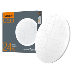 LED Світильник настінно-стельовий 24W 4100К 220V Прямокутники VL-CLR-244R Videx