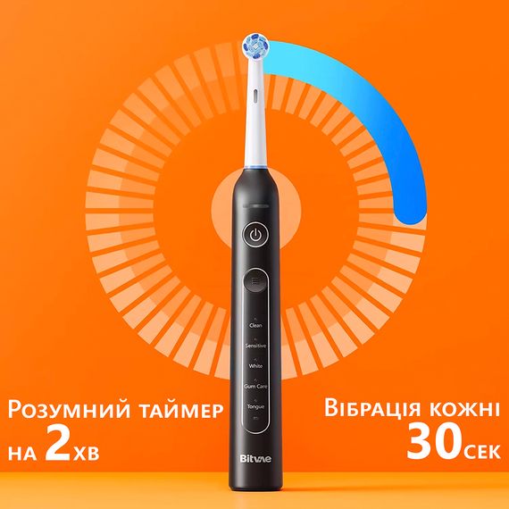 Електрична зубна щітка Bitvae R2, чорна | Зображення 5