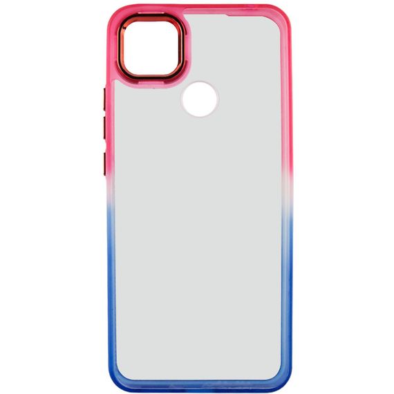 Чехол TPU+PC Fresh sip series для Xiaomi Redmi 9C Синий / Розовый | Зображення 1