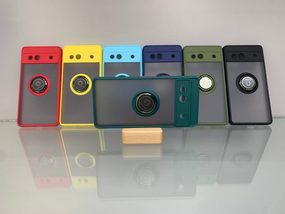 Чехол накладка для Google Pixel 7A Goospery Ring Magnet зелёный