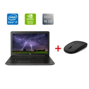 Мобільна робоча станція Б-клас HP ZBook 15 G4 / 15.6" (1920x1080) IPS / Intel Core i7-7820HQ (4 (8) ядра по 2.9 - 3.9 GHz) / 16 GB DDR4 / 512 GB SSD / nVidia Quadro M2200, 4 GB GDDR5, 128-bit / WebCam / Fingerprint б/в + Подарунок Бездротова миша / USB