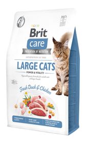 Корм Brit Care Cat Grain Free Large Cats Power & Vitality сухой с уткой и курицей для котов больших пород 2.0 кг