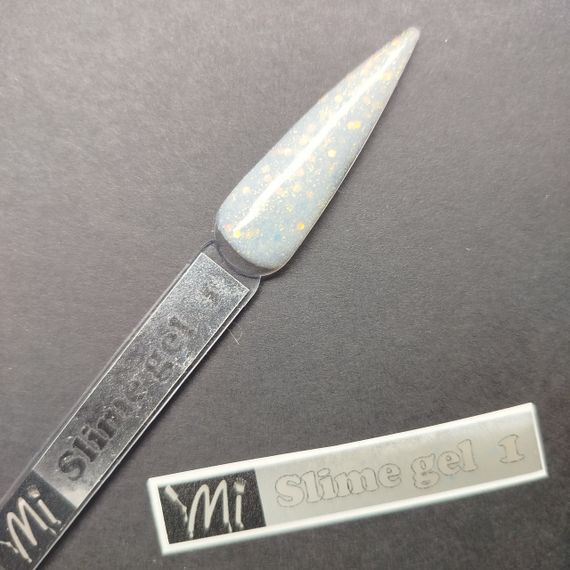 Наклейка на типсу (палитру) для геля Mi Slime №1 (9 x 55 мм)