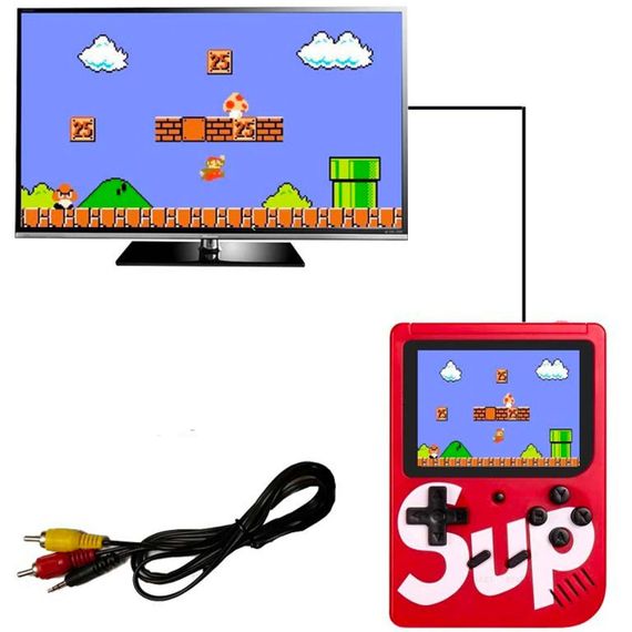 Игровая приставка на 400 игр "SUP Game Box" з геймпадом / Детская консоль с дополнительным джойстиком | Зображення 3