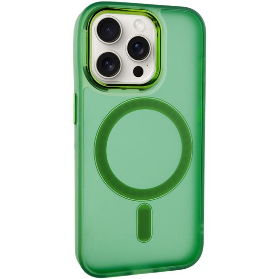 Чехол TPU+PC Lily with MagSafe для Apple iPhone 13 Pro Max (6.7") Army Green