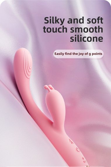 Вибратор- кролик с подогревом "Snail G stimulant", цвет розовый, 12 режимов вибрации sexstyle | Зображення 5