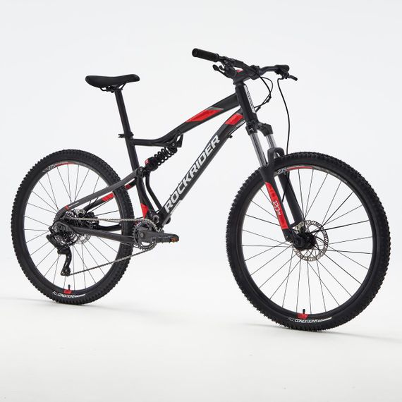 Гірський велосипед ST 530, 27,5" - Чорний/Червоний - L/XL - 175-200 cm