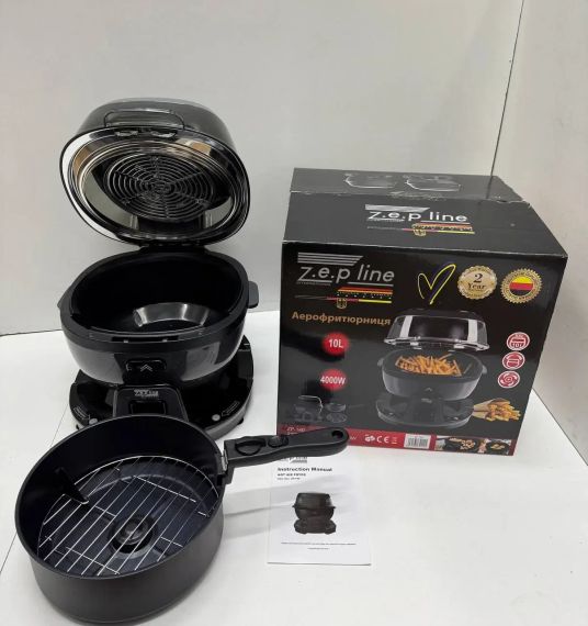 Смарт-Аерофритюрниця з функцією обертання на 18 програм Zepline ZP-140 10літрів 4000Вт | Зображення 5