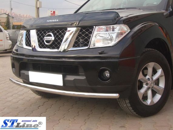 Передній захист ST008-1 (нерж) для Nissan Pathfinder R51 2005-2014рр | Зображення 4