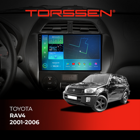 Штатна магнітола Torssen 2K Toyota Rav4 2001-2006 F96128 4G Carplay DSP