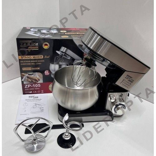 Кухонний комбайн Zepline 3в1 ZP-105 3500W 6 л (43550-ZP-105_2856) | Зображення 6