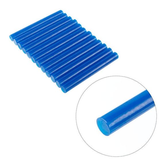 Комплект стрижнів клейових блакитних 11,2*100 мм, 12 од. INTERTOOL RT-1052 | Зображення 2