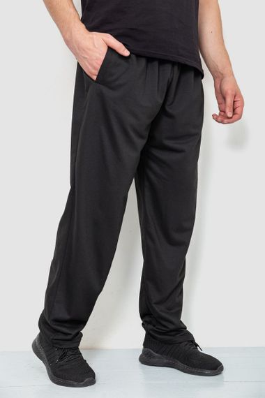 Спорт штани чоловічі, колір чорний, 244R10018 | Зображення 2