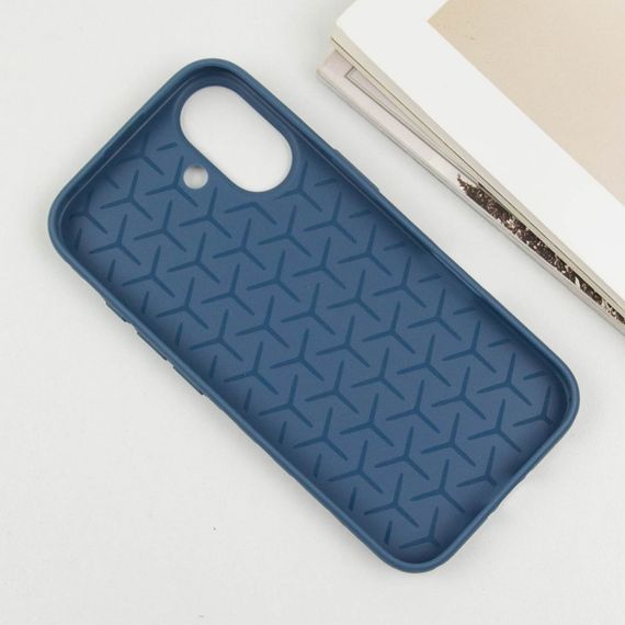 Чехол TPU Weaving для Apple iPhone 16 (6.1") Blue | Зображення 2
