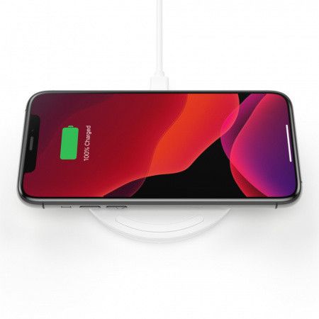 Бездротовий зарядний пристрій Belkin Pad Wireless Charging Qi, white (WIA001BTWH) | Зображення 3