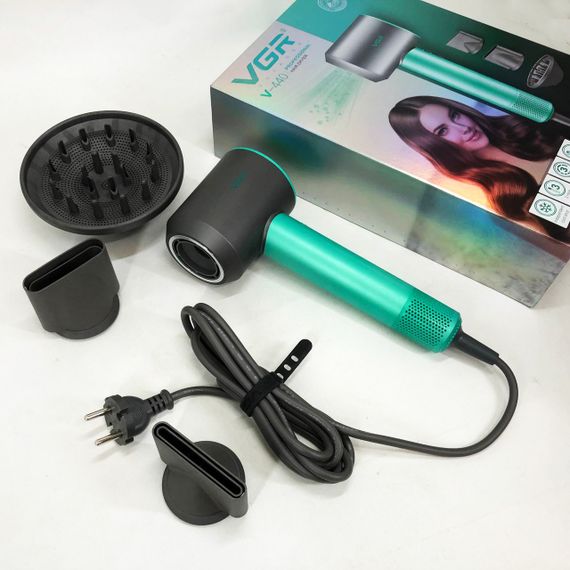 Фен професійний VGR V-440. Колір: зелений | Зображення 9