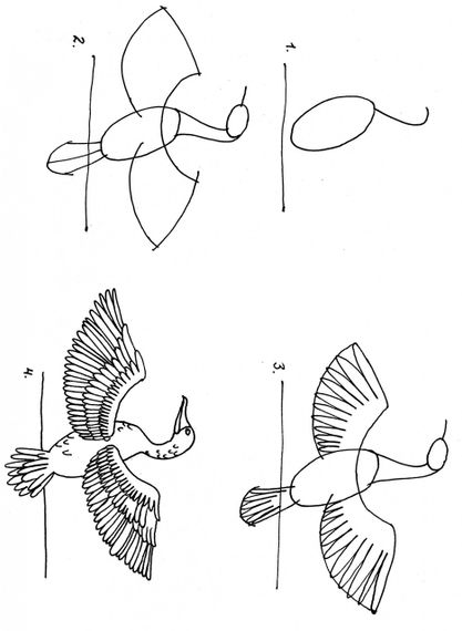 Скетчбук для рисования 4Profi "Путешествуем с  Даринкой" Птицы формат А5 905294 | Зображення 3